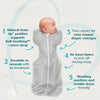 Image of Soft Cotton Sleep Sack - Cozy Swaddle for Peaceful Baby Sleep