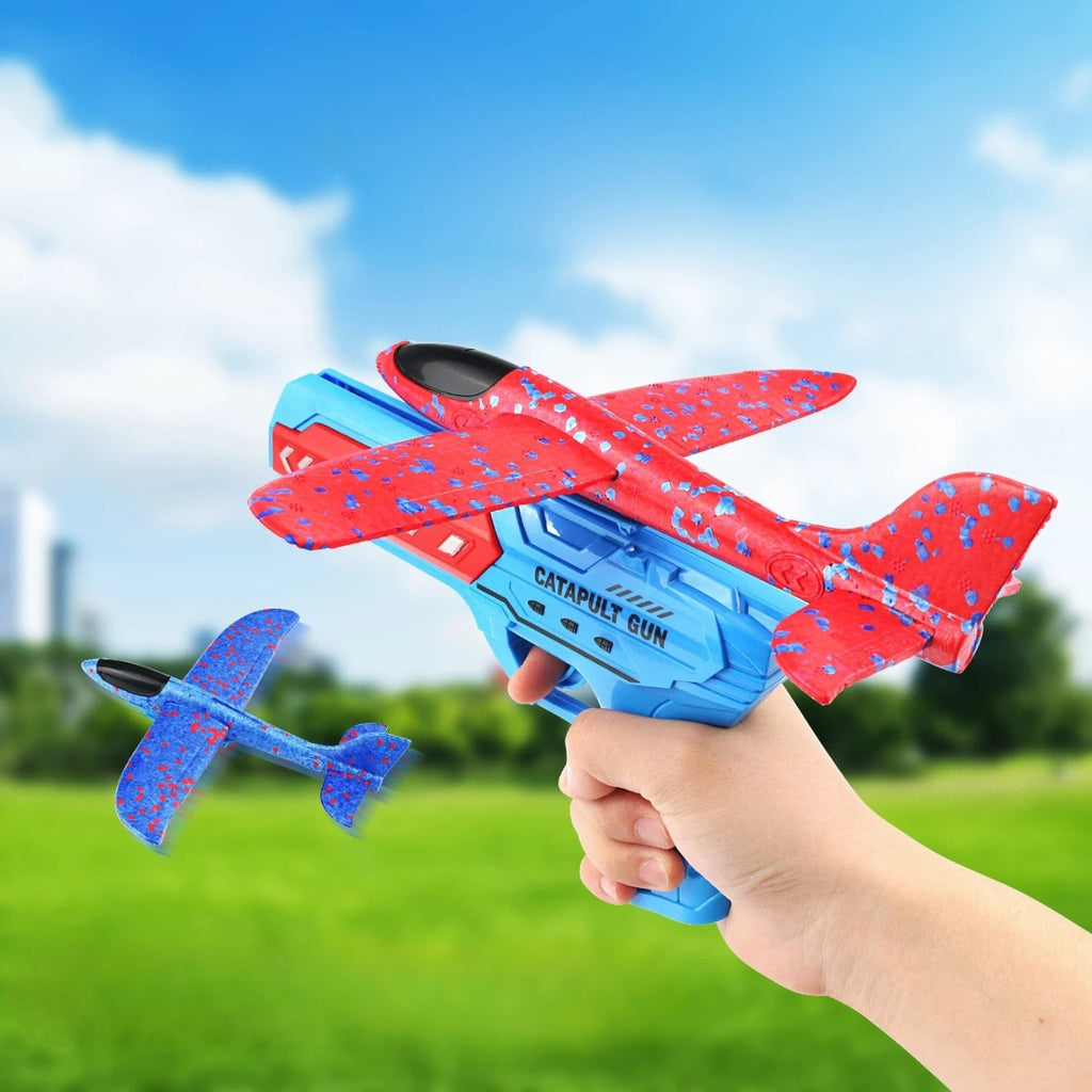 Catapult Airplane Toy | Durable, Lightweight & Easy to Launch for Outdoor Fun and Adventure for Kids Aged 3+