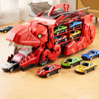 Dinosaur Car Play Truck | Transformative, Interactive & Clutter-Free Storage for Kids' Imaginative Play