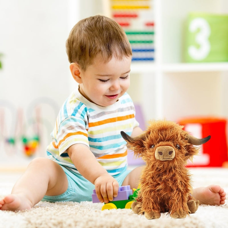 Plush Highland Cow Toy | Soft, Cuddly & Ideal Gift for All Ages