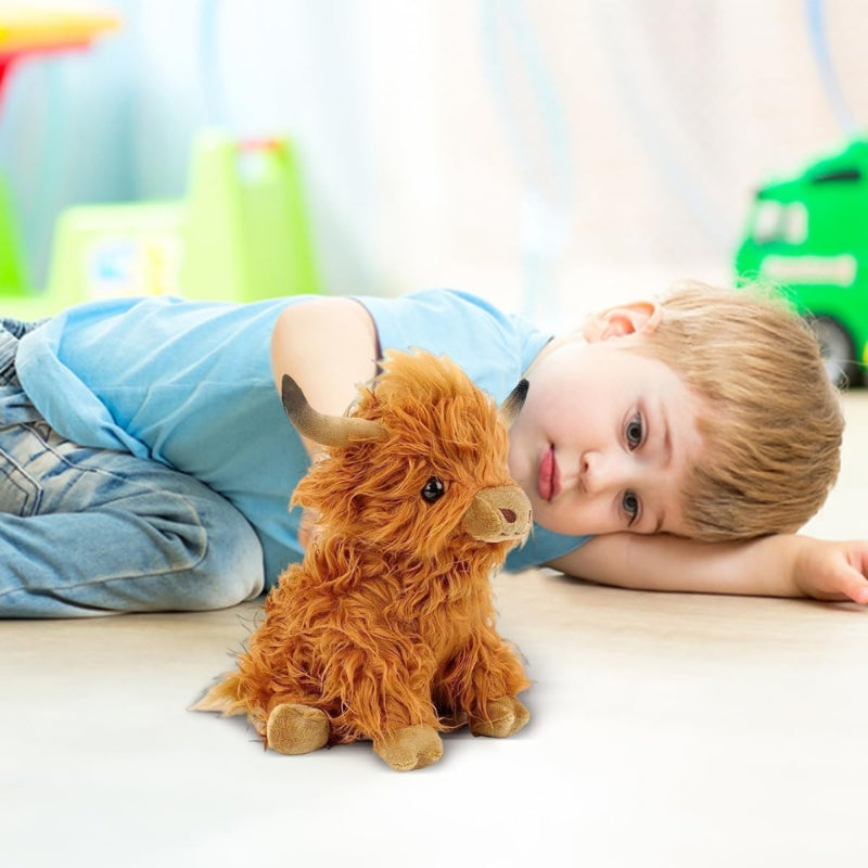 Plush Highland Cow Toy | Soft, Cuddly & Ideal Gift for All Ages