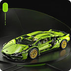 Racing Supercar Building Blocks | 1280 Pieces, Wireless Control & Realistic 1:14 Scale for Kids and Adults