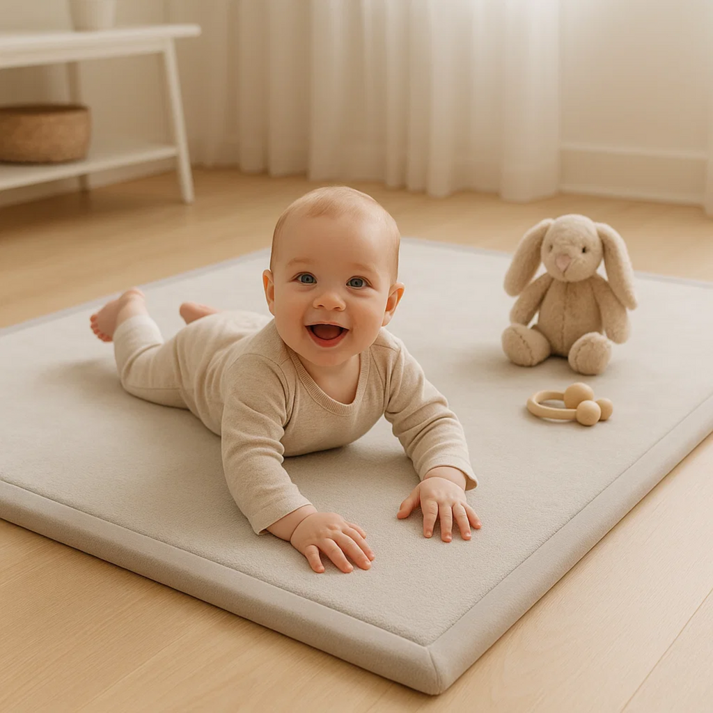 Premium Soft Play Mat | Cozy, Non-Toxic & Ideal for Baby's Adventure Zone