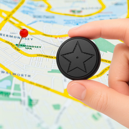 GPS Tracker with Strong Magnetic Attachment | Anti-Loss Vehicle Tracking Device for Cars and Motorcycles