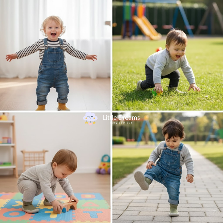 Barefoot Flexible Baby Shoes | Natural, Flexible & Supportive First Step Shoes for Children Aged 6 to 36 Months