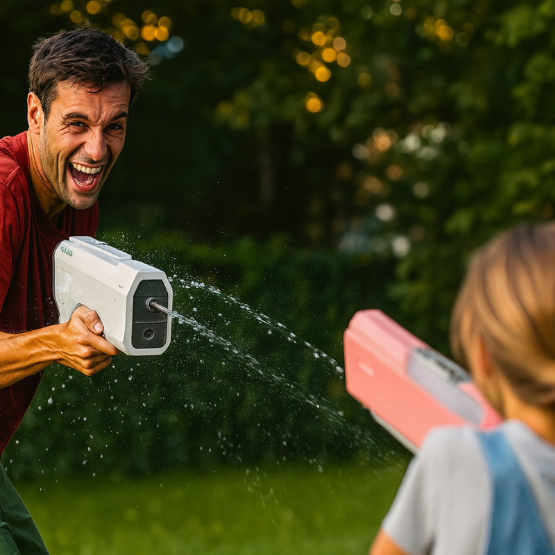 Electric Water Gun | USB Rechargeable, Long-Range Blast & One-Click Refill for Outdoor Summer Fun