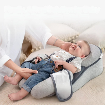 Newborn Reflux Pillow Bed – Sleep Pod Infant Nest with 15° Wedge | Portable Anti-Reflux Cushion & Baby Sleeping Nest for Colic Relief