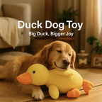 Indestructible Dog Toy Calming Duck | Stress Relief Plush