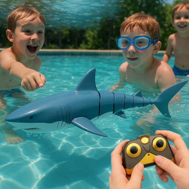 Remote Controlled Shark Toy | Realistic Motion, Water-Spraying Action & Perfect for Pool Fun and Group Play