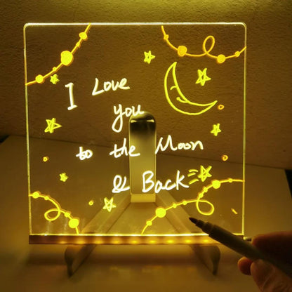 LED Night Light Drawing Board | Creative, Eco-Friendly & Soothing for Kids' Bedrooms