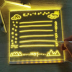 LED Night Light Drawing Board | Creative, Eco-Friendly & Soothing for Kids' Bedrooms