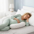 DreamNest™ | Pregnancy Pillow with Adjustable Support | Maternity Body Pillow for Back, Belly & Side Sleepers