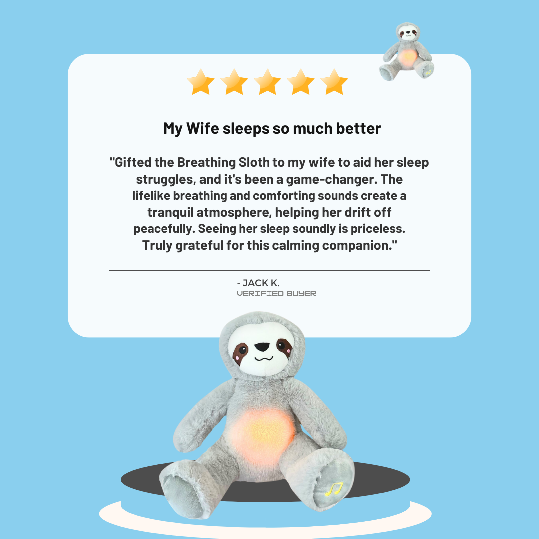 Breathing Otter Plush Toy - Soothing Stitch Teddy for Anxiety & Stress Relief