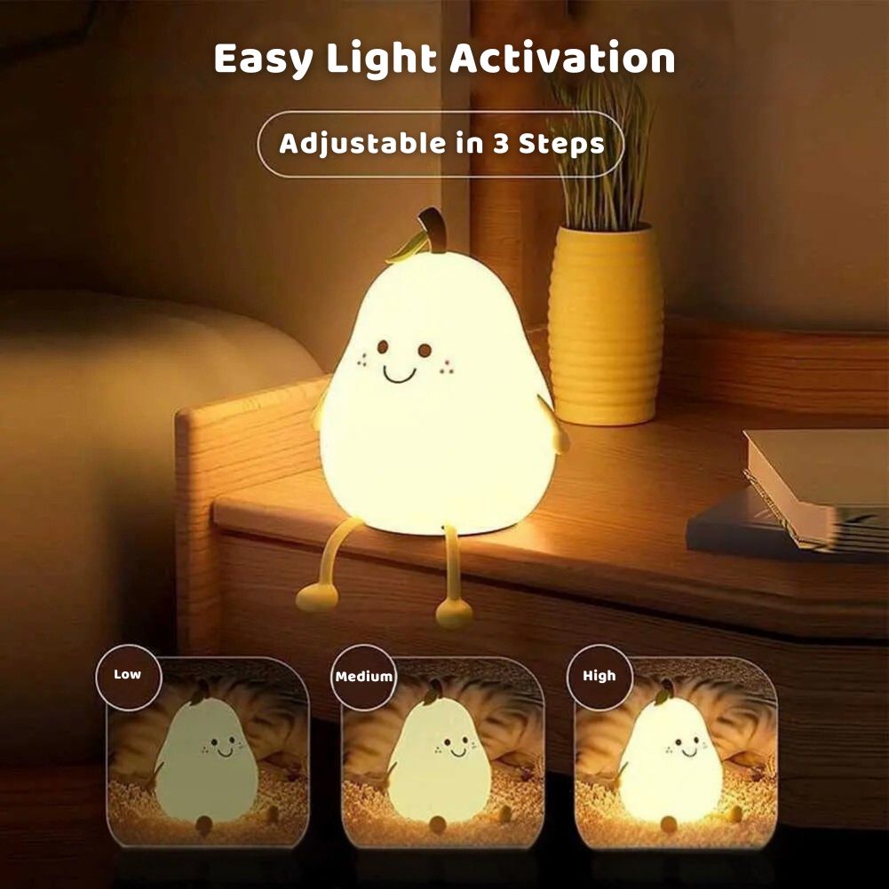 Plush Night Light Toy | Soft, USB-Rechargeable & Ideal for Toddlers' Bedtime Comfort