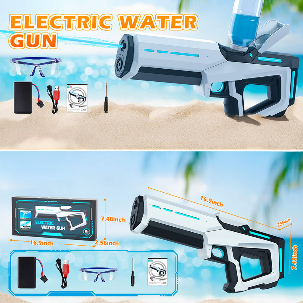 Electric Water Gun | Powerful Motor, Automatic Operation & Large 1000ml Tank for Adults' Water Battles