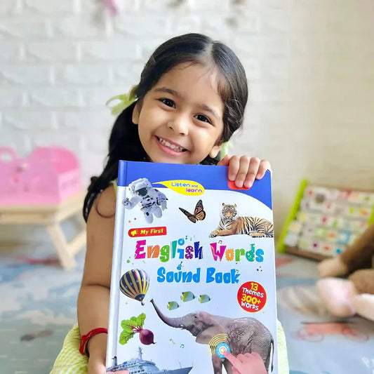 Talking English Learning Book for Children | Interactive Audio, Touch-Sensitive & Engaging for Early Language Development