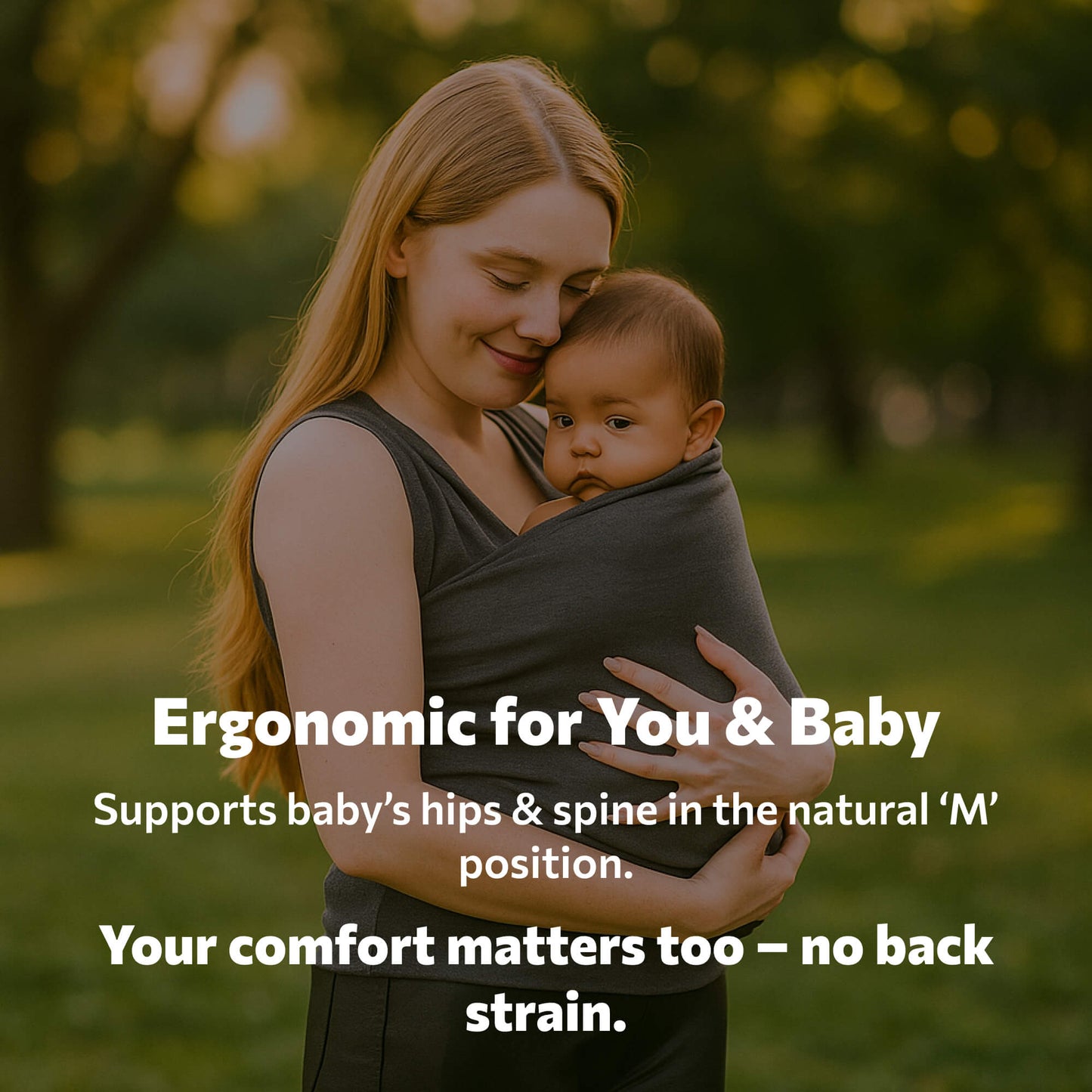 Ergonomic Baby Wrap Carrier T-Shirt | Soft, Breathable & Adjustable for Comfortable Carrying Anytime