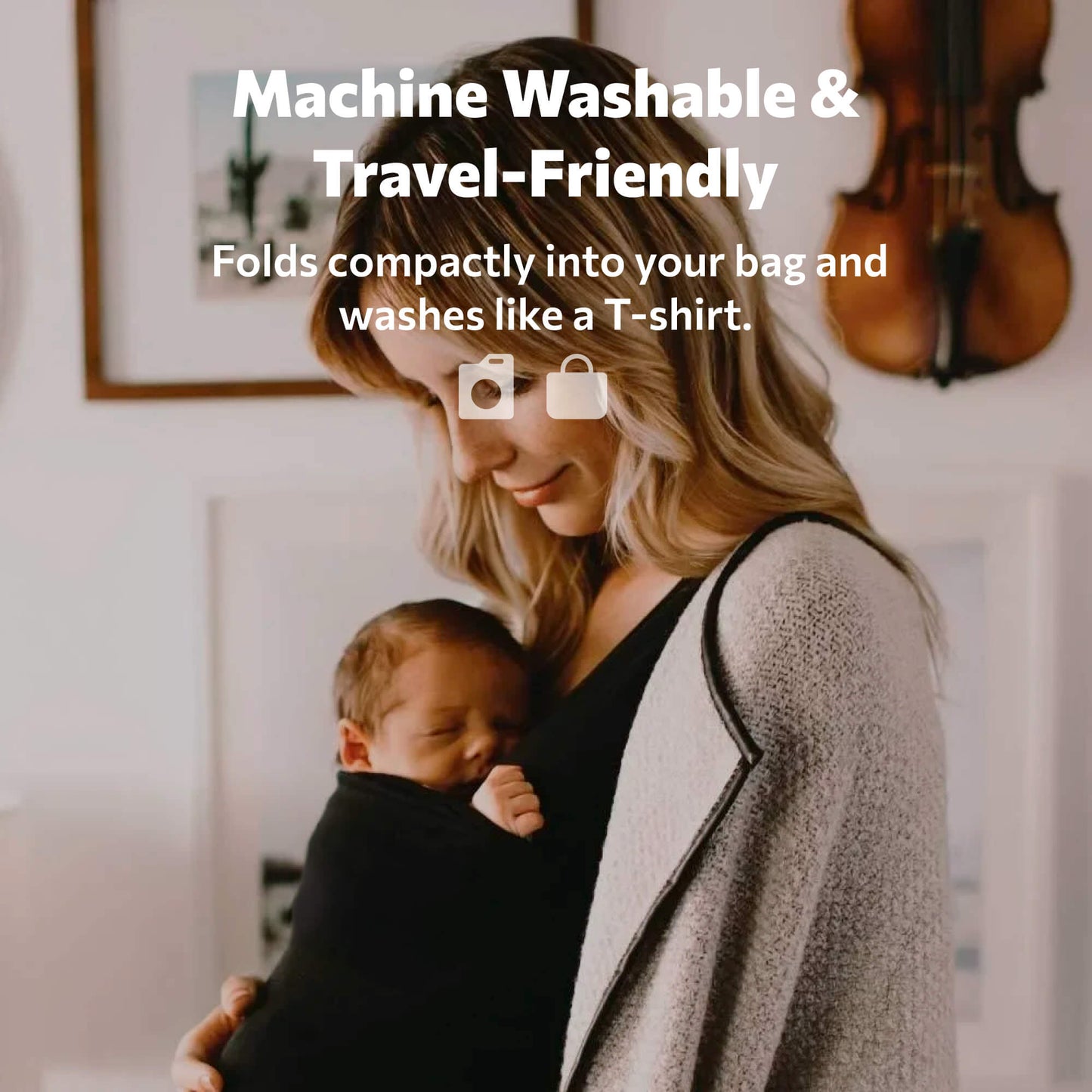 Ergonomic Baby Wrap Carrier T-Shirt | Soft, Breathable & Adjustable for Comfortable Carrying Anytime