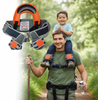 Ergonomic Shoulder Backpack Carrier for Toddlers | Lightweight Hands-Free Hiking Seat with 360° Panoramic View and Dual-Safety Ankle Straps