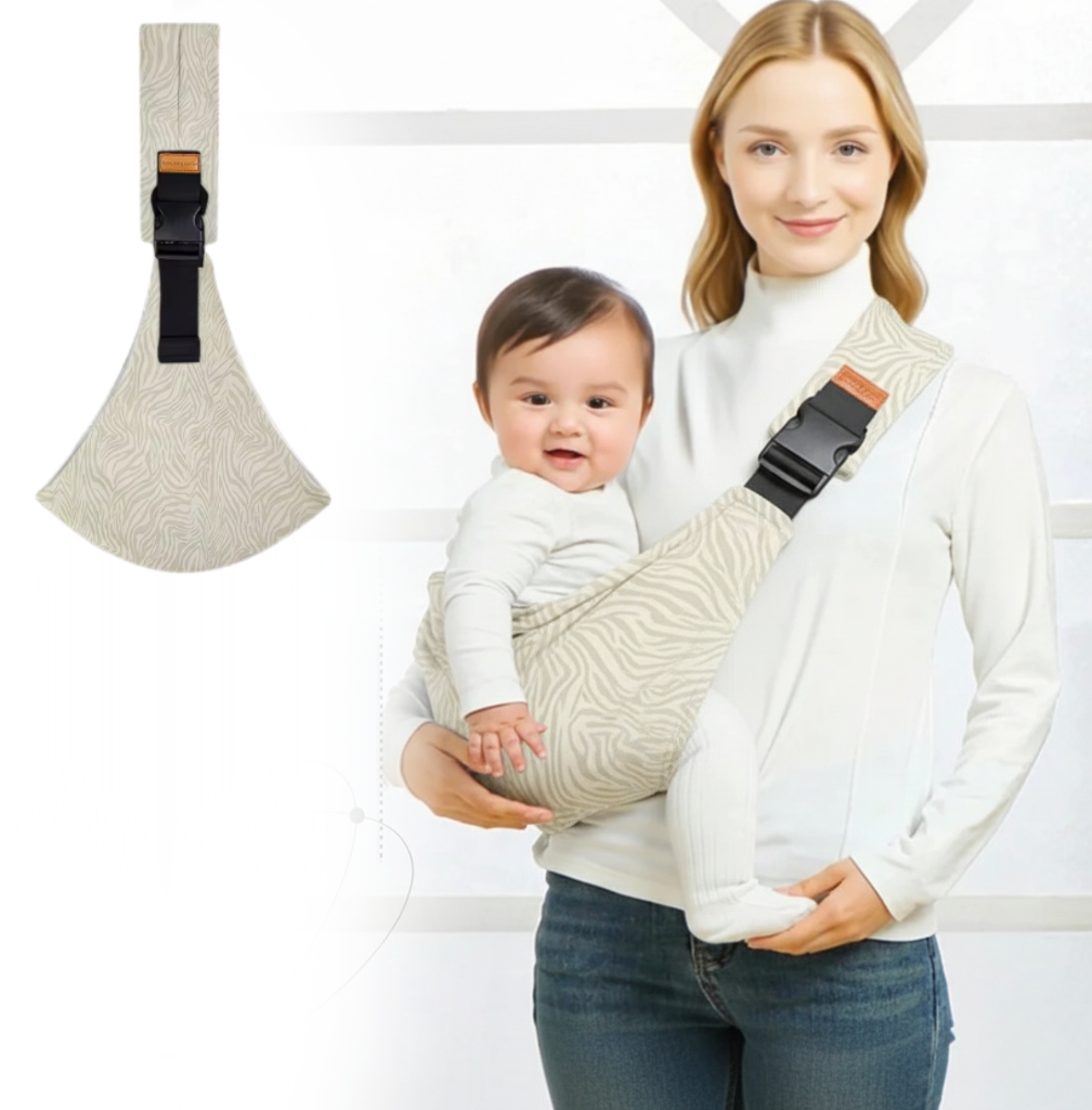 Ultra-Soft Cotton Baby Wrap | Maximum Comfort & Soothing Breathable Fabric for Effortless Hands-Free Bonding and Better Sleep