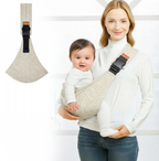Ultra-Soft Cotton Baby Wrap | Maximum Comfort & Soothing Breathable Fabric for Effortless Hands-Free Bonding and Better Sleep