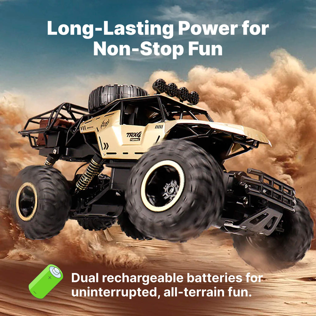 Extra Large Monster Truck RC | High-Speed 52 km/h, LED Lights & Off-Road Capability for Kids and Enthusiasts