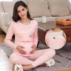 Maternity Pajamas for Women | Stretchy, Breathable & Effortless Nursing Access for Pregnancy and Postpartum Comfort