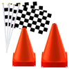 Image of Mini Racing Flags and Traffic Cones Set