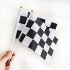 Mini Racing Flags and Traffic Cones Set