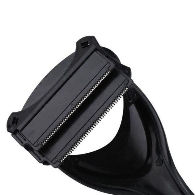2-in-1 Back Hair Remover & Trimmer | Foldable Handle for Men, Ideal for Grooming and Personal Care