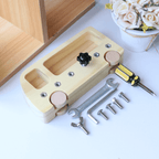 Montessori Screwdriver Wooden Board  Kids and Toddlers, Waldorf Sensory Bin Toys  Set for 3 4 5 Year Old