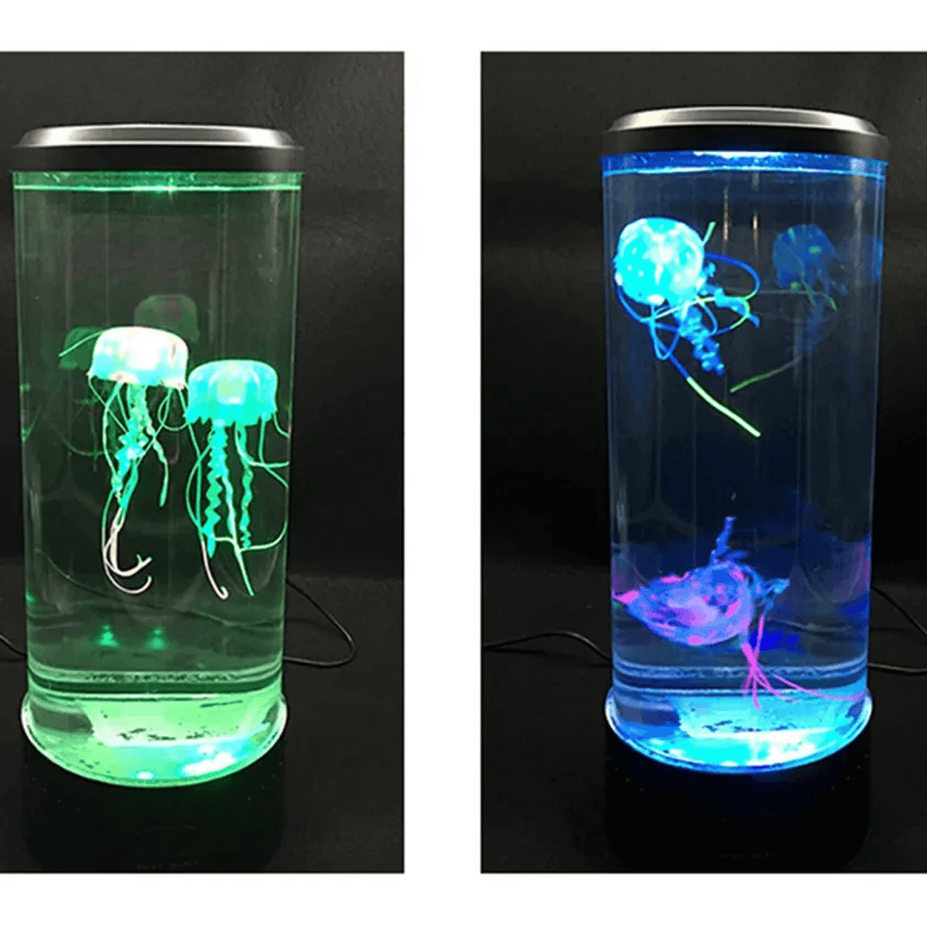 Jellyfish Aquarium Tank Lighting Lava Lamp Fake Jellyfish