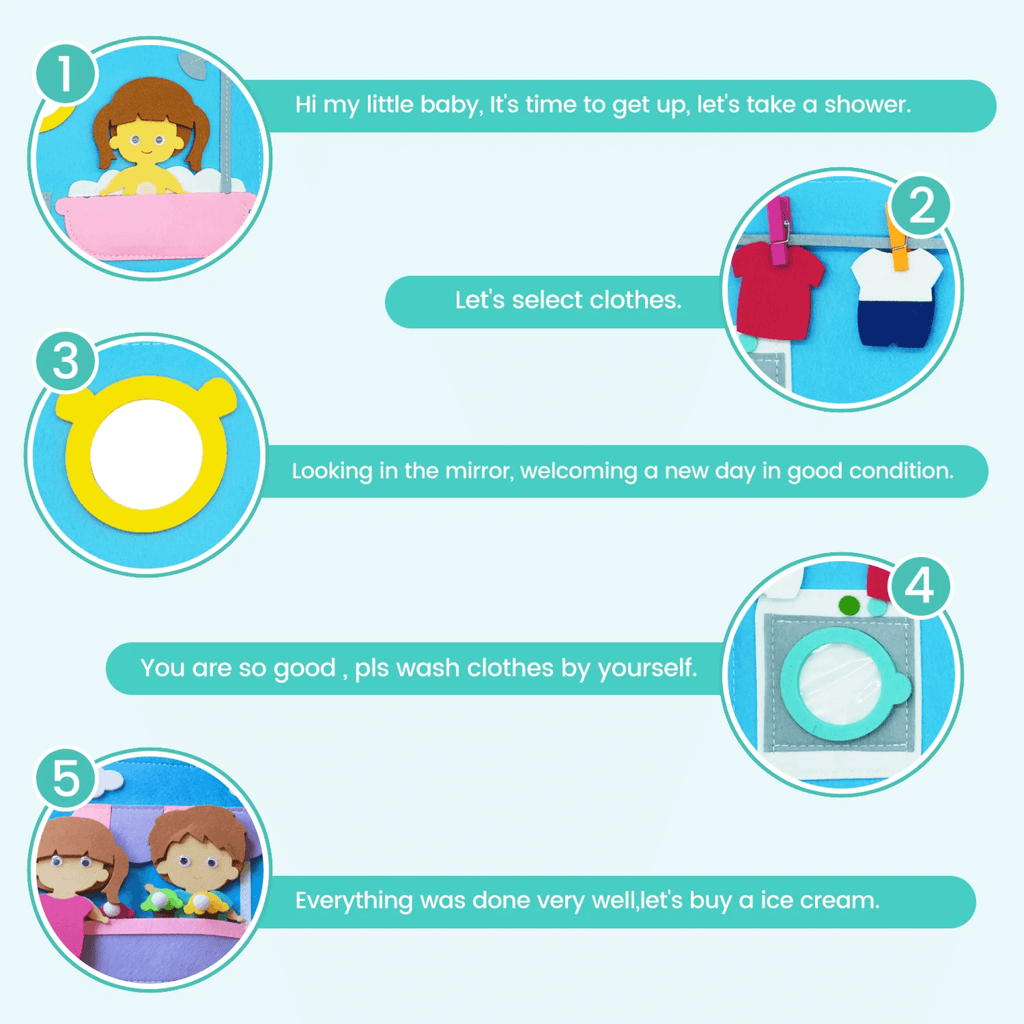 Montessori Developmental Teaching Story Book