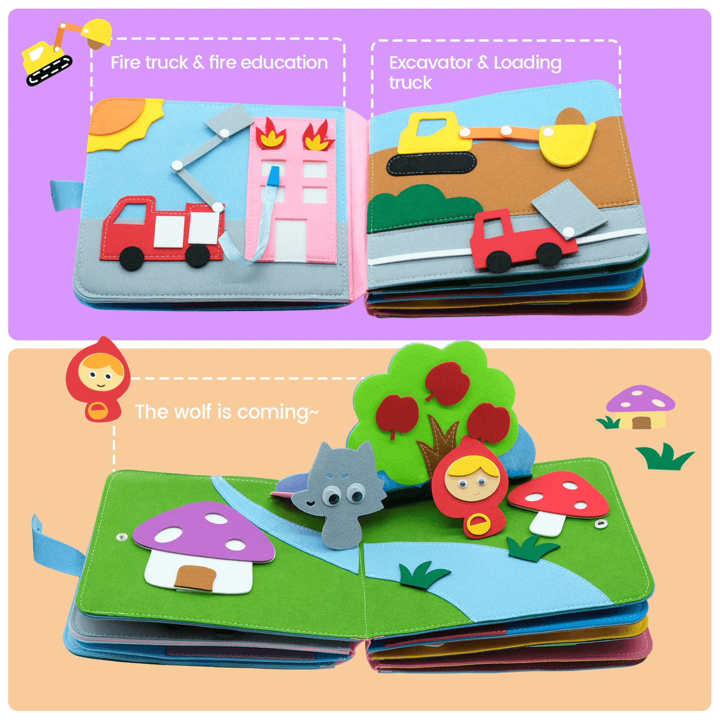 Montessori Developmental Teaching Story Book