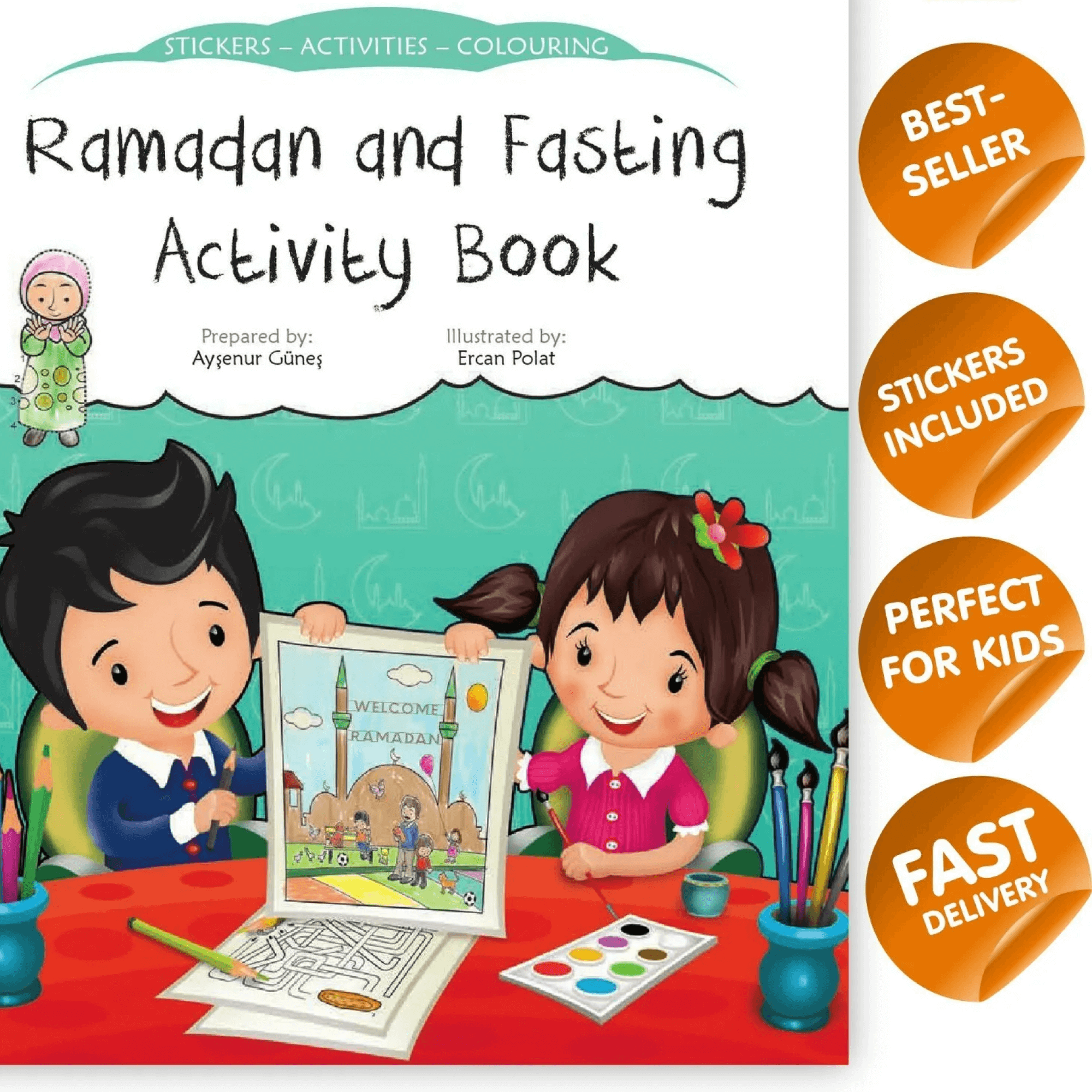Ramadan Mubarak Activities Gift Book for Children