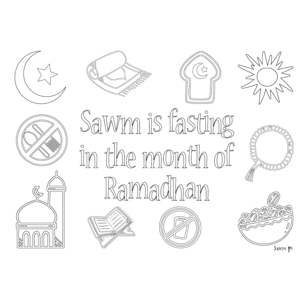 Ramadan Mubarak Activities Gift Book for Children