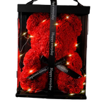 Roses Teddy Bear Red Pink White Rose Flowers