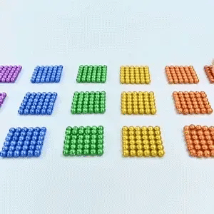 Rainbow Magnetic Play Balls | Safe, Durable & Educational Toy for Creative Development and Fine Motor Skills