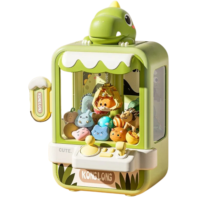 Kids Adventure Claw Game Machine | Enhances Motor Skills & Hand-Eye Coordination for Ages 3-5+ with Lights, Sounds, and 10 Mini Toys