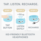 Wireless Headband Headphones Noise Cancelling Ear Buds Headphones