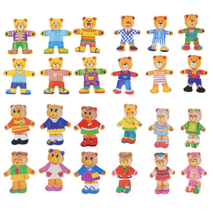 Wooden Dress-Up Puzzle for Kids - Boris - Educational Toy - Creative Play - Safe Materials - Ideal for Boys and Girls