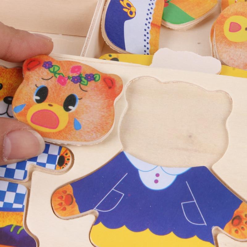 Wooden Dress-Up Puzzle for Kids - Boris - Educational Toy - Creative Play - Safe Materials - Ideal for Boys and Girls