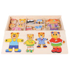 Wooden Dress-Up Puzzle for Kids - Boris - Educational Toy - Creative Play - Safe Materials - Ideal for Boys and Girls