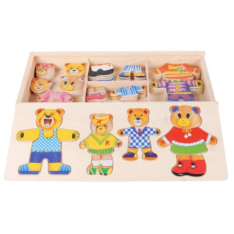 Wooden Dress-Up Puzzle for Kids - Boris - Educational Toy - Creative Play - Safe Materials - Ideal for Boys and Girls