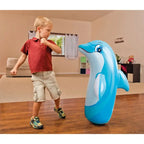 Inflatable Thickened Punching Boxing Bag for Kids - Animal Pattern Fitness Equipment for Home Play and Exercise