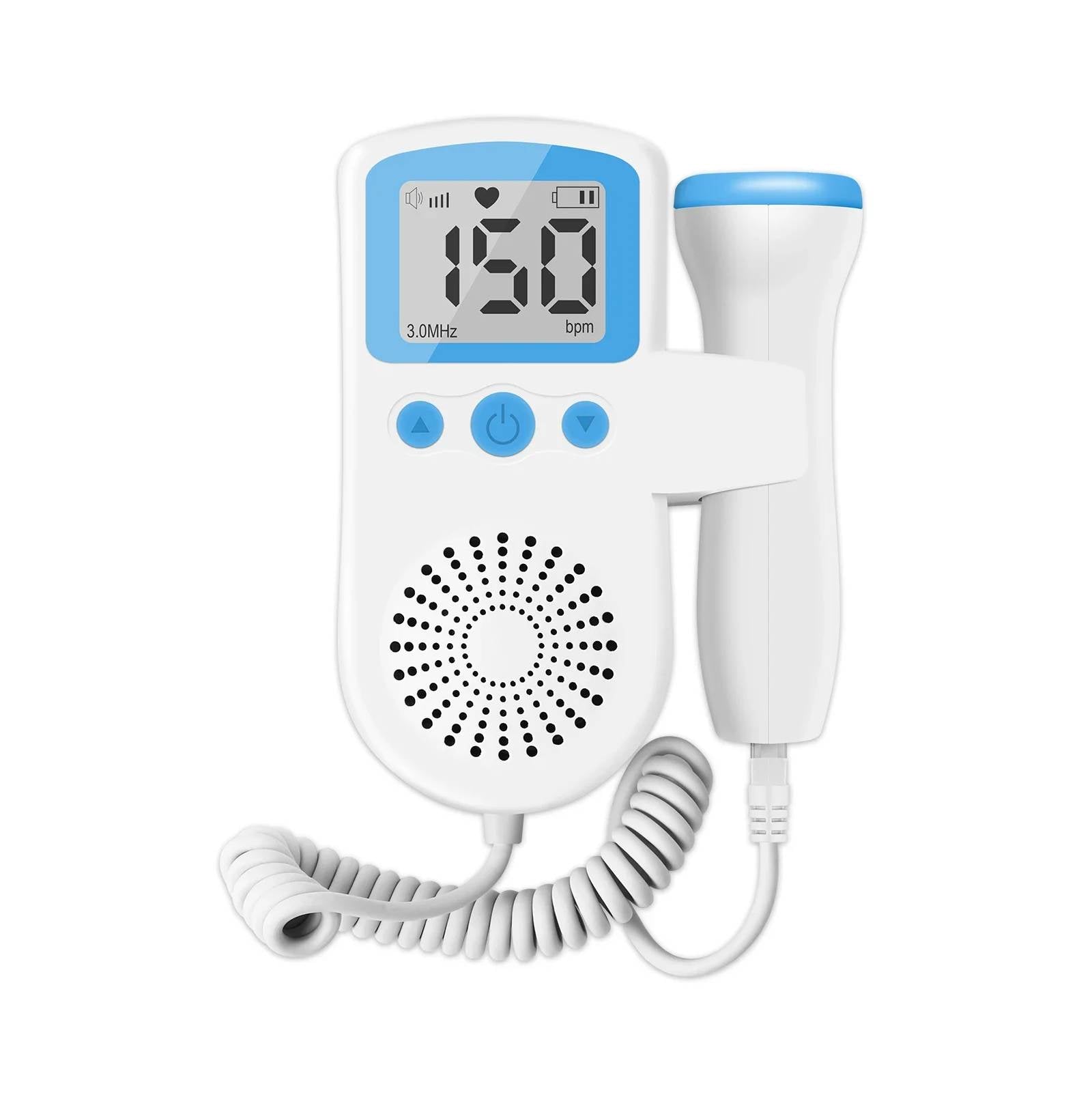 Fetal Heart Rate Doppler with Enhanced Sensitivity - Clear and Precise Heartbeat Readings for Expecting Parents to Stay Connected with Their Baby