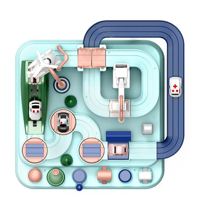 Interactive Car Adventure Puzzle Game - Brain-Boosting Fun for Kids - City Exploration & Problem Solving