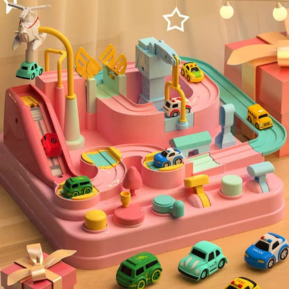 Interactive Car Adventure Puzzle Game - Brain-Boosting Fun for Kids - City Exploration & Problem Solving