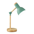 Kids & Home Desk Lamp, Scandi Table Lamp for Study & Bedside | Minimalist Wood & Metal Scandinavian Style