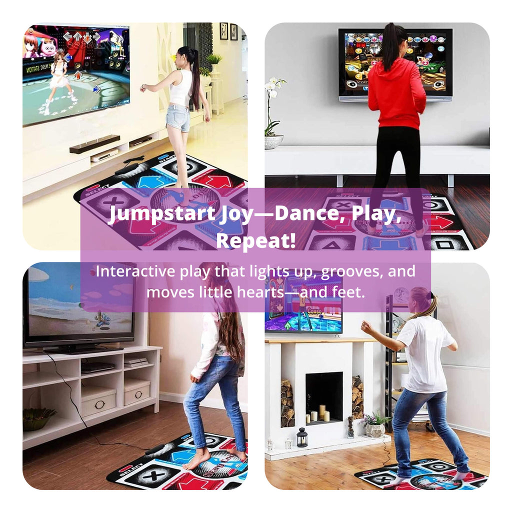 Interactive Dance Mat for Kids - Fun Musical Game with Light-Up Features for Family Play and Exercise